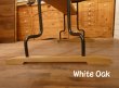 画像6: アイアン家具 dining table white oak W1650 (6)