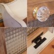 画像3: カントリー家具　アンティーク風ブレッドBOXチェッカーガラスＳ (3)
